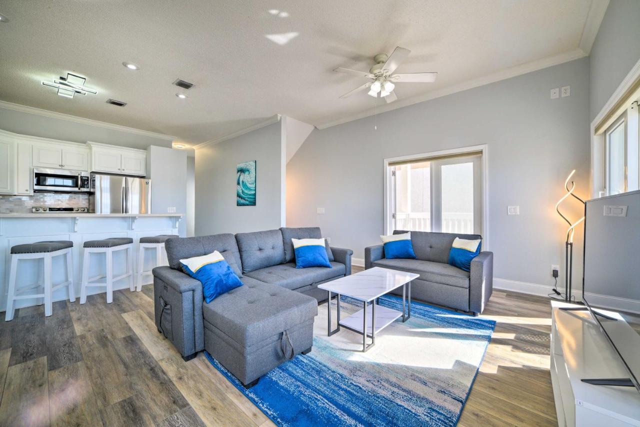 Sunny Pcb Home With Balcony Steps To The Beach! パナマシティービーチ エクステリア 写真