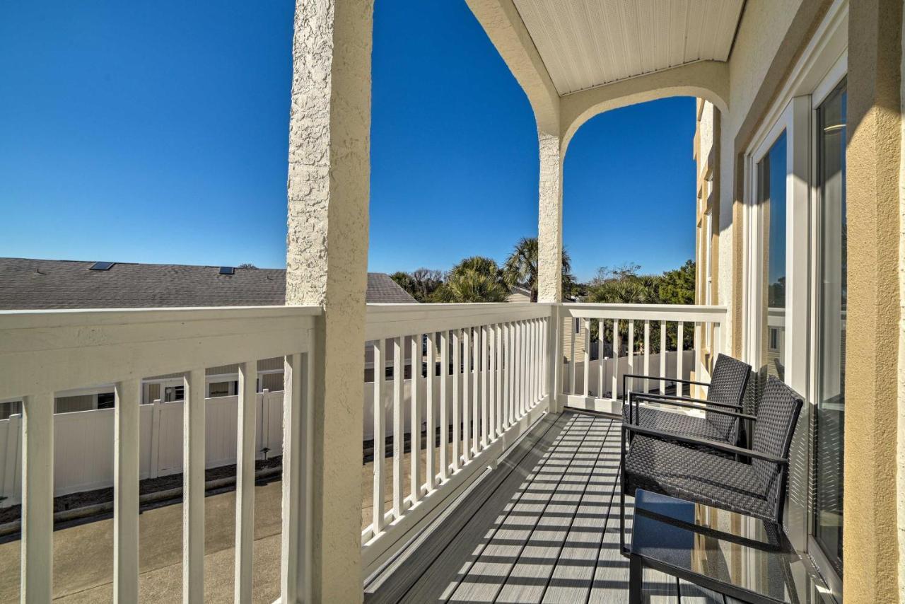 Sunny Pcb Home With Balcony Steps To The Beach! パナマシティービーチ エクステリア 写真