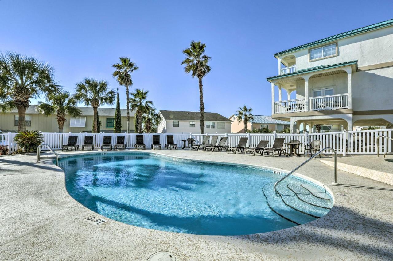 Sunny Pcb Home With Balcony Steps To The Beach! パナマシティービーチ エクステリア 写真