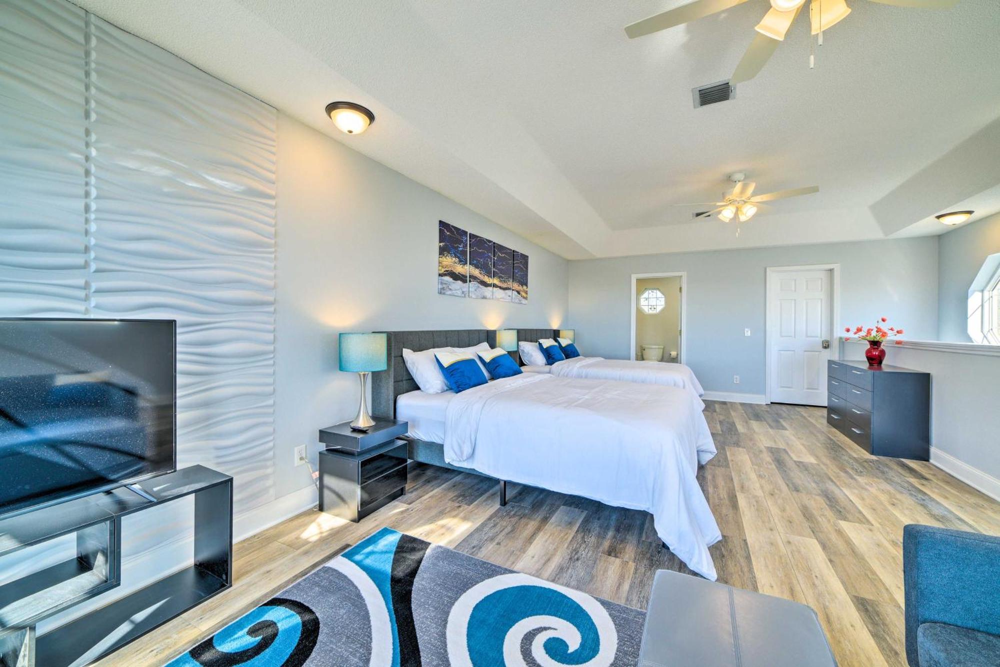 Sunny Pcb Home With Balcony Steps To The Beach! パナマシティービーチ エクステリア 写真